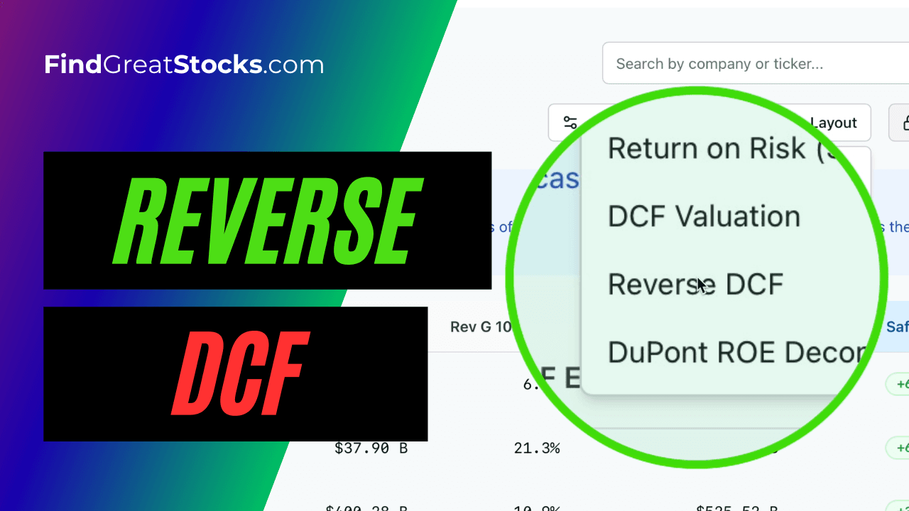 How to Use Reverse DCF to Spot Undervalued Stocks Fast